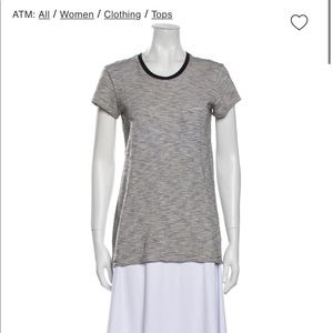 ATM Striped Crew Neck T-Shirt